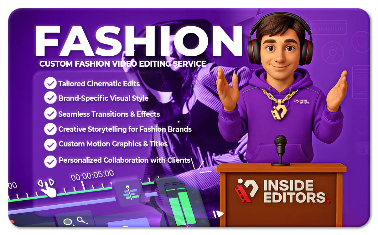 Fashion Video Editing Services by Inside Editors expert team